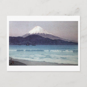 Carte Postale 三 保 の 士, Mont Fuji vu de la péninsule de Miho, Yos