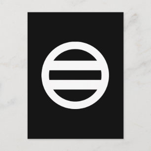 CARTE POSTALE 丸 に 二 つ 引 き