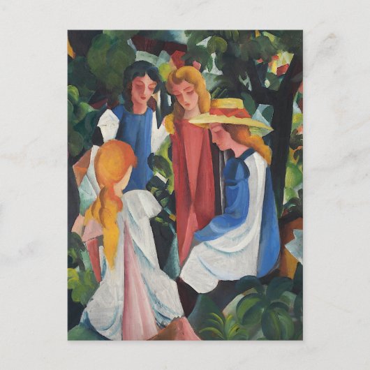 CARTE POSTALE 四人の少女達 (Devant)