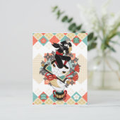 Carte Postale 忍 と 蛇2019(リ lire)/ Ninja et serpent 2019(remake) (Debout devant)