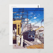 Carte Postale "戸 越 銀 駅 (荏 原)"  de  (1932) (Devant / Derrière)