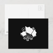 CARTE POSTALE 揚羽扇蝶 (Devant / Derrière)