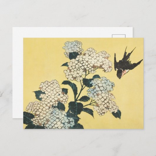 CARTE POSTALE 日本画 葛飾北斎 (Devant / Derrière)