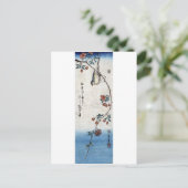 Carte Postale 枝 垂 桜 鳥, 広 重 Oiseaux & Cerisier, Hiroshige, Ukiyoe (Debout devant)