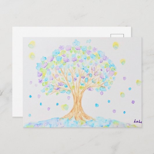 CARTE POSTALE 樹 (Devant / Derrière)