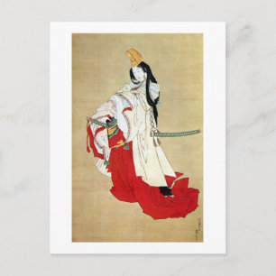 Carte Postale 白 拍 子, 北 Danseuse 斎 Shirabyōshi, Hokusai, Ukiyo-e
