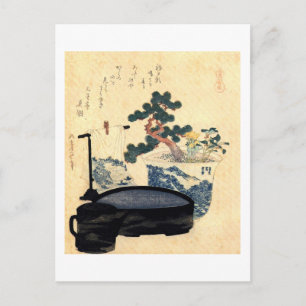 Carte Postale 盆 栽, 北 斎 Bonsai, Hokusai, Ukiyo-e