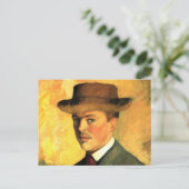 CARTE POSTALE 自 像 画 (Debout devant)