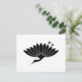 CARTE POSTALE 菊 鶴 (Debout devant)