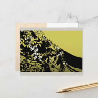 CARTE POSTALE 蒔絵風ユキヤナギのポストカード