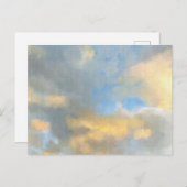 CARTE POSTALE 金色に光る雲 (Devant / Derrière)