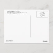 Carte Postale 雄鶏図, coq de 若冲 (détail), Jakuchu (Dos)