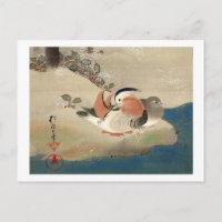 雪 中 鳥 図(部), 抱 Oiseaux de la neige (détail), Hōitsu