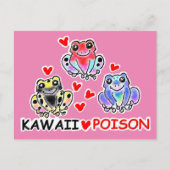 CARTE POSTALE 面白? ヤドクガエルちゃん ポストカード (Devant)