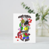 CARTE POSTALE 食 べ ち ゃ う ぞ (Debout devant)