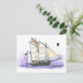 Carte Postale (001) Le Corentin - Lugger Tall Ship (Debout devant)
