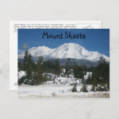 Carte Postale 001, Mont Shasta (Devant / Derrière)