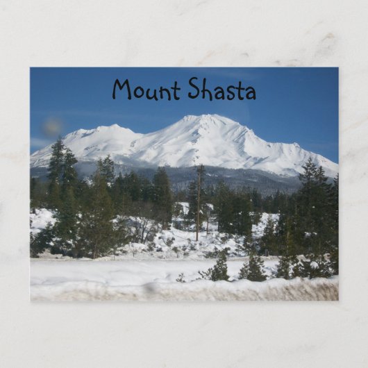Carte Postale 001, Mont Shasta (Devant)