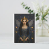 Carte Postale 006_A fairy princess in royal blue. (Debout devant)