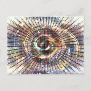 Carte Postale 0100101010001101 (partie 2)   Cyberespace binaire 