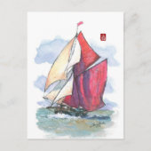 Carte Postale (029) Thames Voilier Barge Voilier (Devant)