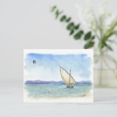 Carte Postale (037) Latin Sailboat (Debout devant)