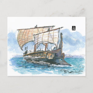 Carte Postale (052) Tiréme grec antique