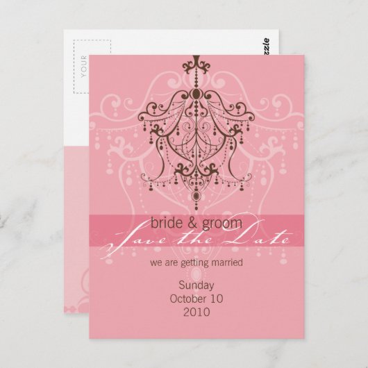 Carte Postale 071 Skye :: SAVE THE DATE POSTCARD :: lustre (Devant / Derrière)