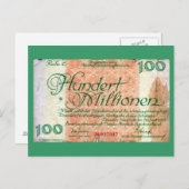 Carte Postale 100000 millions (Devant / Derrière)