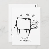 Carte Postale 100% bio (Devant / Derrière)