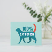 Carte postale 100% Chat (Debout devant)