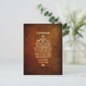 Carte Postale [100] Couverture canadienne du passeport (Debout devant)