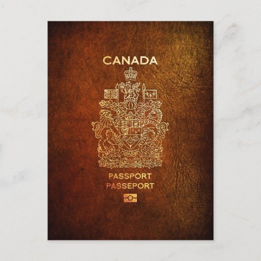 Carte Postale [100] Couverture canadienne du passeport (Devant)