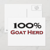Carte Postale 100 % de chèvre (Devant / Derrière)