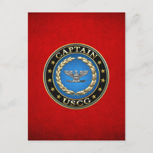 Carte Postale [100] Garde côtière : Capitaine (CAPT)