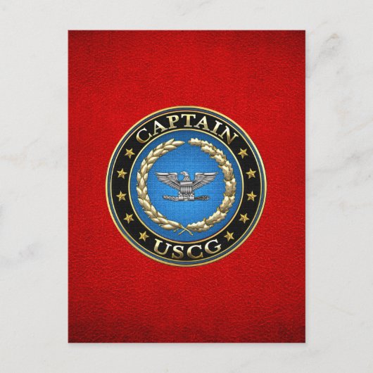 Carte Postale [100] Garde côtière : Capitaine (CAPT) (Devant)