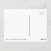 Carte Postale 100% Groovy Rainbow Hand Peace Sign (Dos)