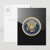 Carte Postale [100] Insigne de service présidentiel [PSB] (Devant / Derrière)