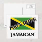 CARTE POSTALE 100% JAMAÏCAIN (Devant / Derrière)