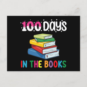 Carte Postale 100 Jours Dans L'École De Livres Lecture Bibliothé