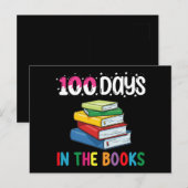 Carte Postale 100 Jours Dans L'École De Livres Lecture Bibliothé (Devant / Derrière)