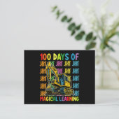 Carte Postale 100 Jours De Magical Learning Excavator School (Debout devant)