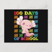 Carte Postale 100 Jours D'Enseignant Axolotl (Devant)
