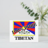CARTE POSTALE 100 % TIBÉTAIN (Debout devant)