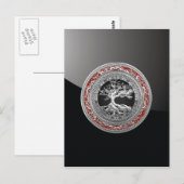 Carte Postale [100] Treasure Trove : Celtic Tree of Life [Argent (Devant / Derrière)