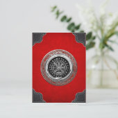 Carte Postale [100] Vegvisir - Viking Silver Magic Runic Compass (Debout devant)