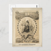 Carte Postale 100e anniversaire de l'indépendance américaine 187 (Devant / Derrière)