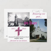 Carte Postale 100e anniversaire d'Emmanuel (Devant / Derrière)