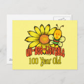 Carte Postale 100e anniversaire - Incroyable à 100 ans (Devant / Derrière)