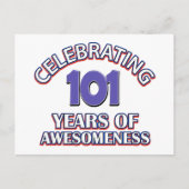 Carte Postale 101 ans de cadeaux (Devant)